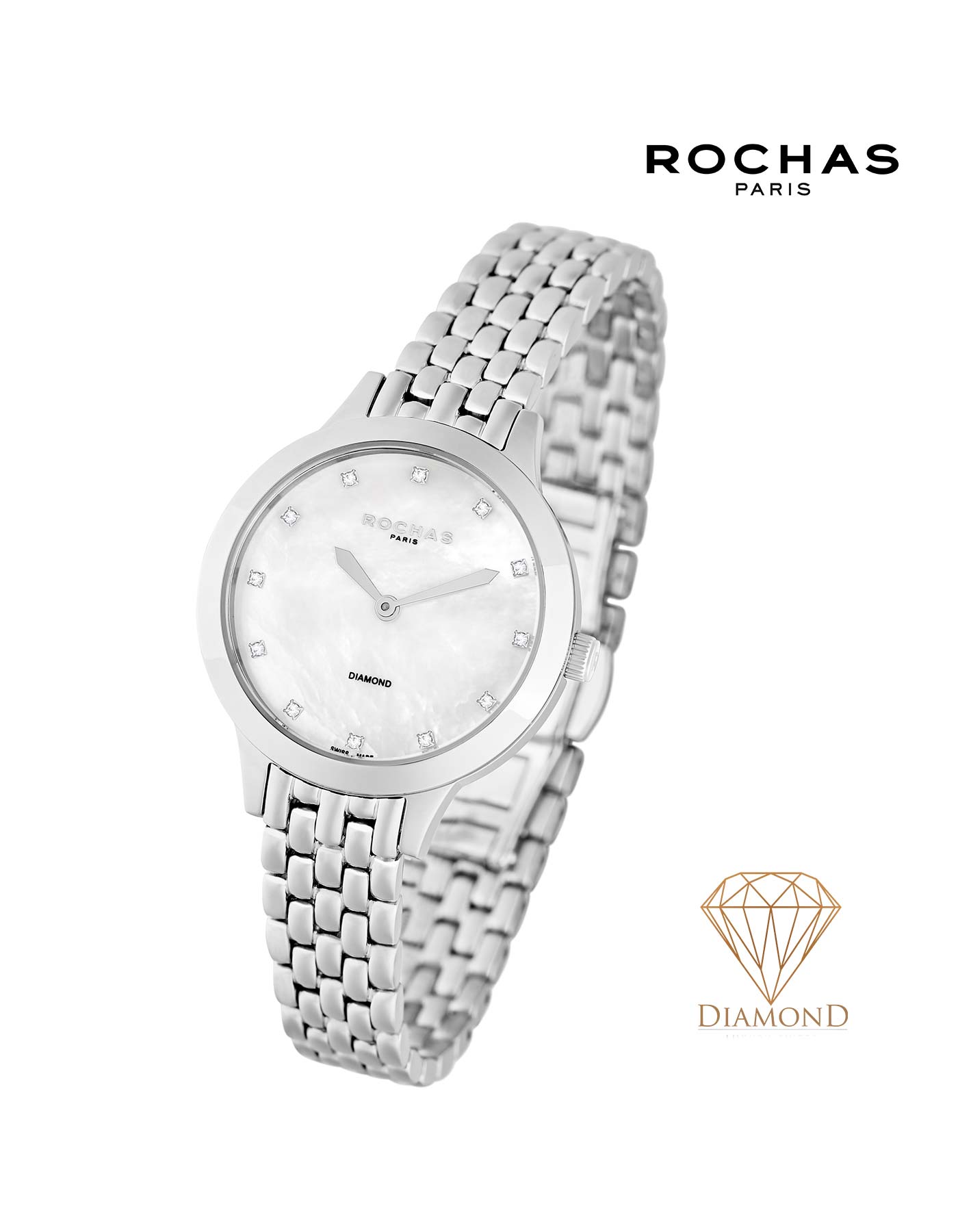 Rochas hot sale watches diamond